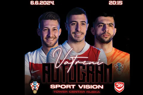 Potpisivanje Vatrenih u Sport Vision Tower Centar Rijeka!