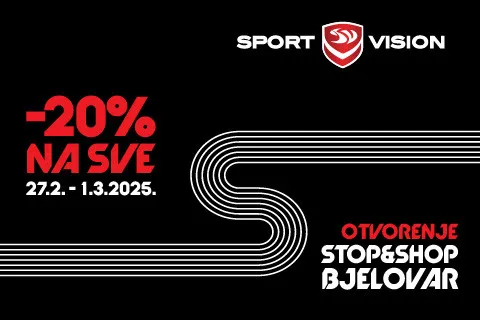 PONOVNO OTVORENJE SPORT VISION TRGOVINE U STOP&SHOP CENTRU BJELOVAR!